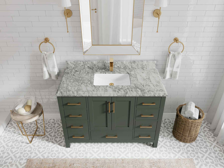 Malibu 48 in. W x 22 in. D Single Sink Bathroom Vanity - photo 35