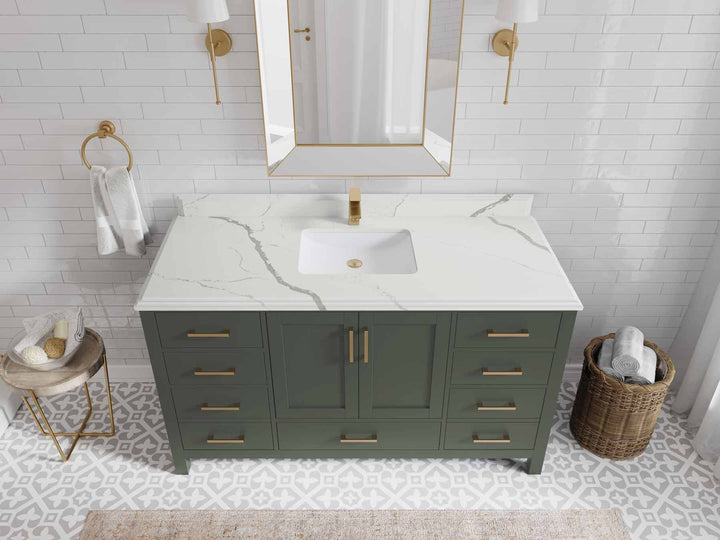 Malibu 60 in. W x 22 in. D Single Sink Bathroom Vanity - photo 27