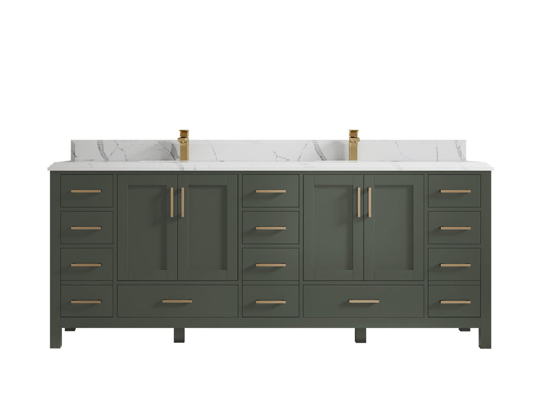 Malibu 84 in. W x 22 in. D Double Sink Bathroom Vanity