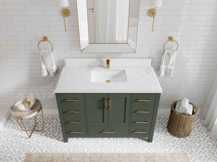 Malibu 48 in. W x 22 in. D Single Sink Bathroom Vanity - photo 27