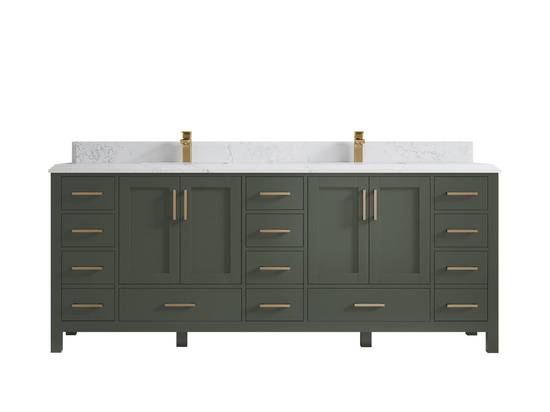 Malibu 84 in. W x 22 in. D Double Sink Bathroom Vanity