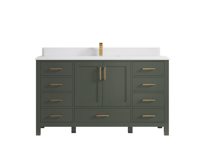 Malibu 60 in. W x 22 in. D Single Sink Bathroom Vanity - photo 32