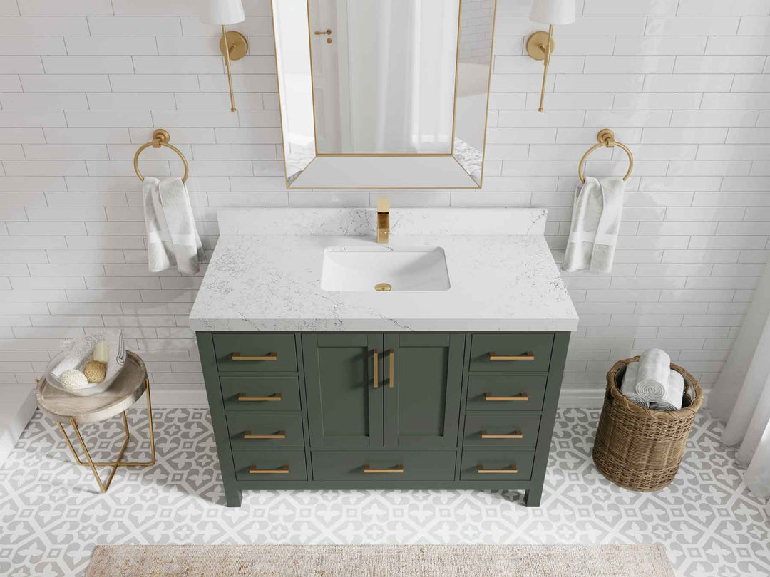 Malibu 48 in. W x 22 in. D Single Sink Bathroom Vanity