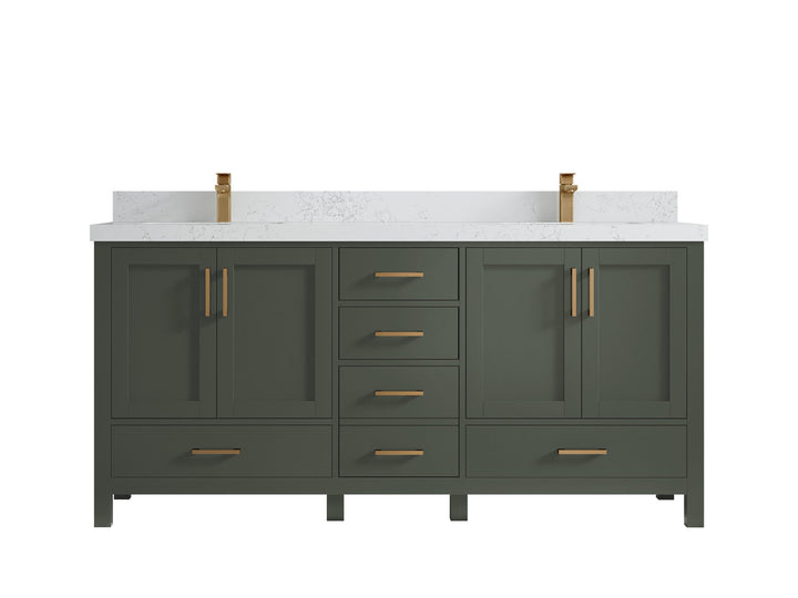 Malibu 72 in. W x 22 in. D Double Sink Bathroom Vanity - photo 30
