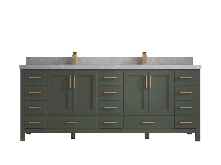 Malibu 84 in. W x 22 in. D Double Sink Bathroom Vanity - photo 33