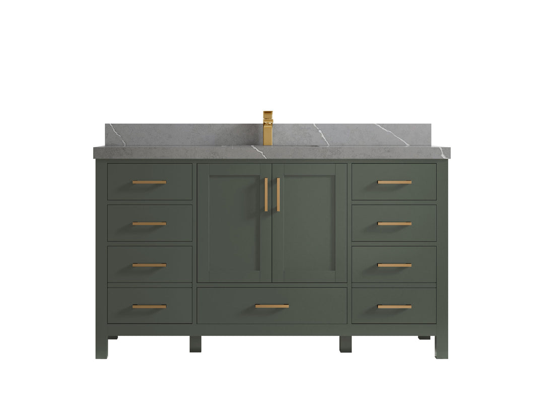 Malibu 60 in. W x 22 in. D Single Sink Bathroom Vanity