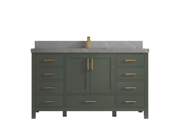 Malibu 60 in. W x 22 in. D Single Sink Bathroom Vanity - photo 38