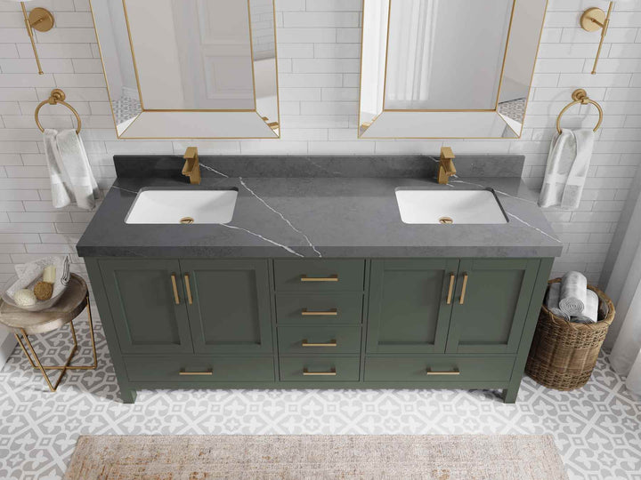 Malibu 72 in. W x 22 in. D Double Sink Bathroom Vanity - photo 33