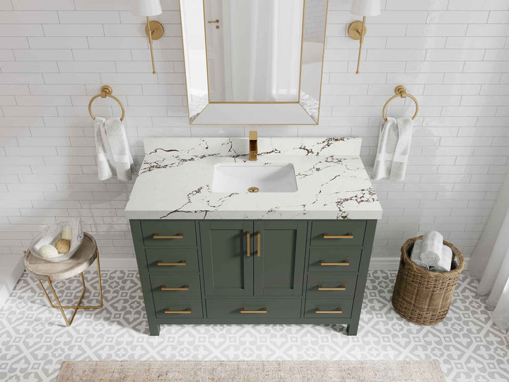Malibu 48 in. W x 22 in. D Single Sink Bathroom Vanity - photo 31