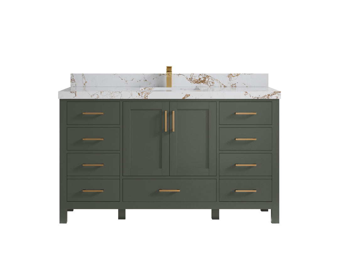 Malibu 60 in. W x 22 in. D Single Sink Bathroom Vanity