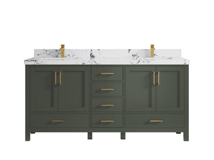 Malibu 72 in. W x 22 in. D Double Sink Bathroom Vanity - photo 40