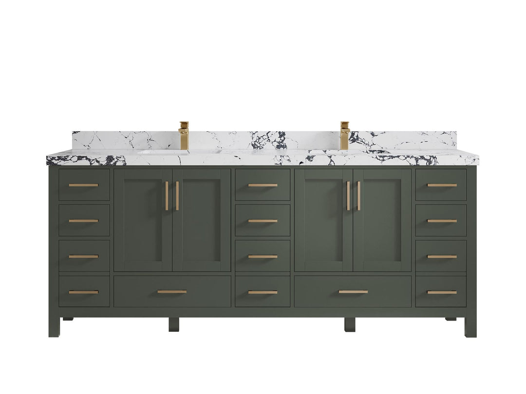 Malibu 84 in. W x 22 in. D Double Sink Bathroom Vanity