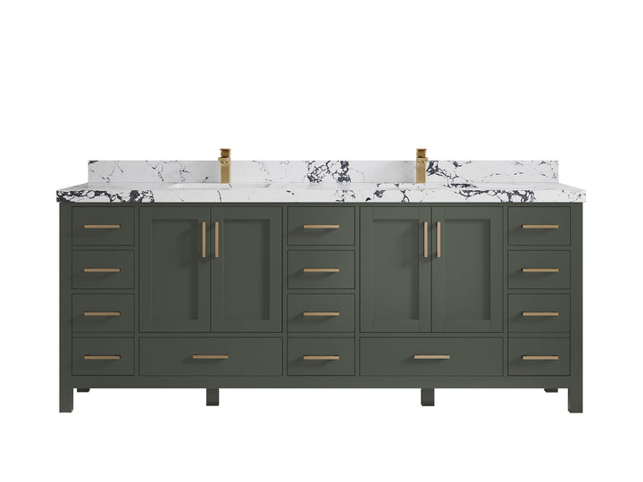 Malibu 84 in. W x 22 in. D Double Sink Bathroom Vanity - photo 41