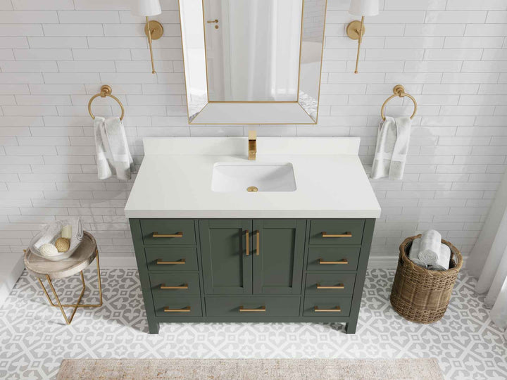 Malibu 48 in. W x 22 in. D Single Sink Bathroom Vanity - photo 17