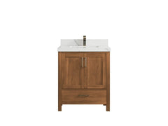 Malibu Teak Wood 30 in. W x 22 in. D Single Sink Bathroom Vanity - photo 18