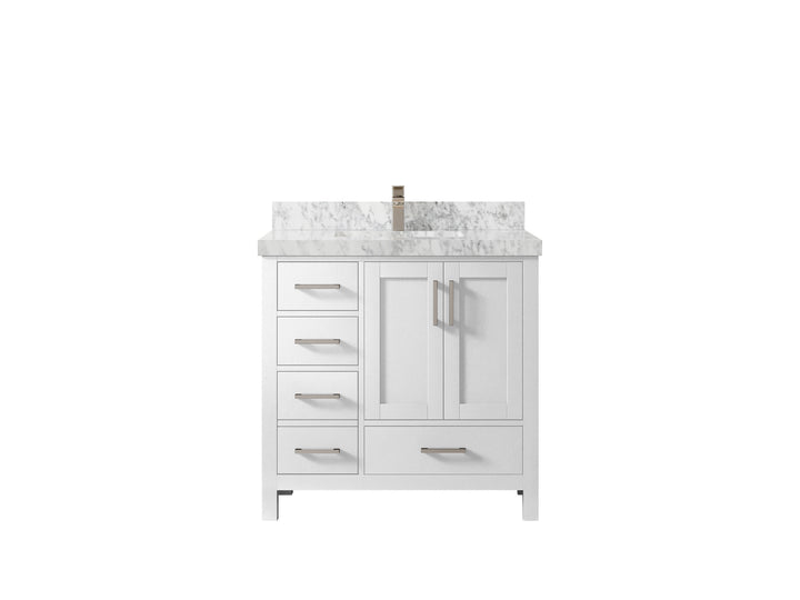 Malibu 36 in. W x 22 in. D Bathroom Vanity Center Sink 2 - photo 11