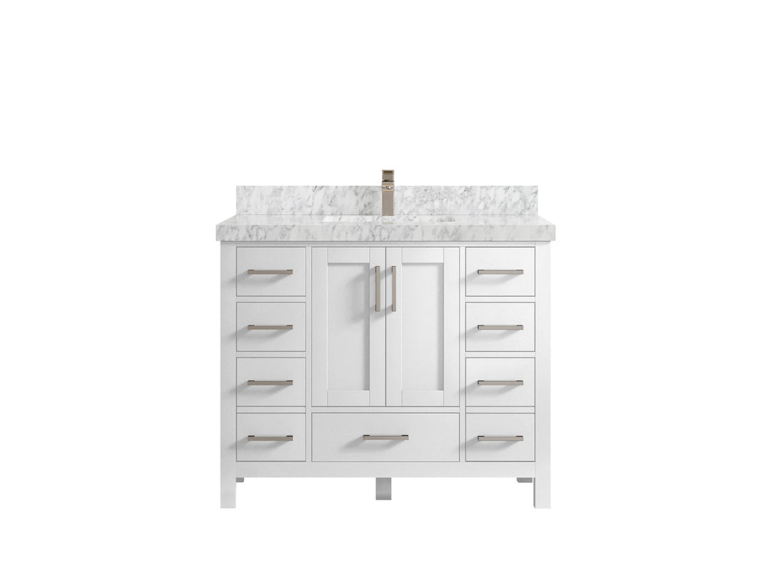 Malibu 42 in. W x 22 in. D Single Sink Bathroom Vanity