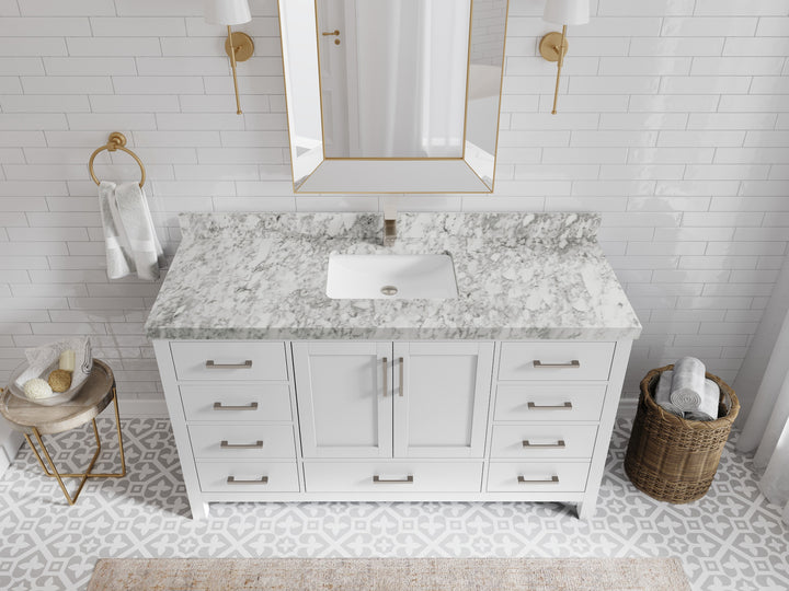 Malibu 60 in. W x 22 in. D Single Sink Bathroom Vanity - photo 6