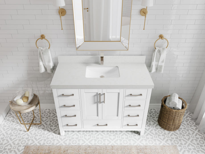 Malibu 48 in. W x 22 in. D Single Sink Bathroom Vanity - photo 12