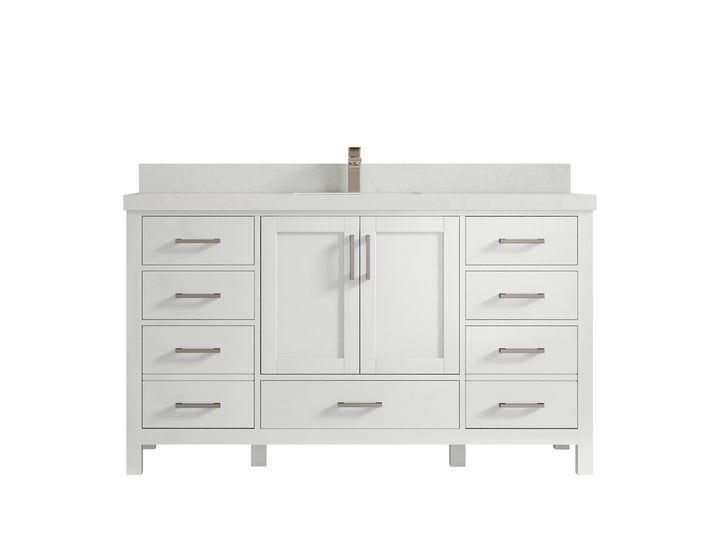 Malibu 60 in. W x 22 in. D Single Sink Bathroom Vanity - photo 9