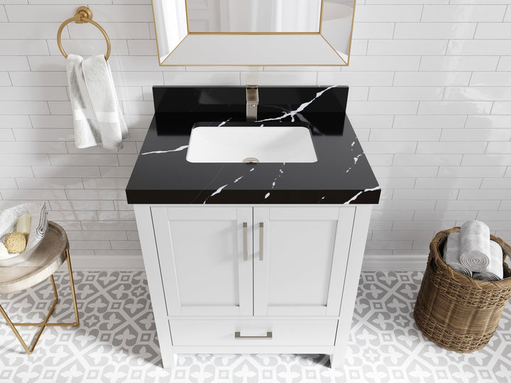 Malibu 30 in. W x 22 in. D Single Sink Bathroom Vanity - photo 8