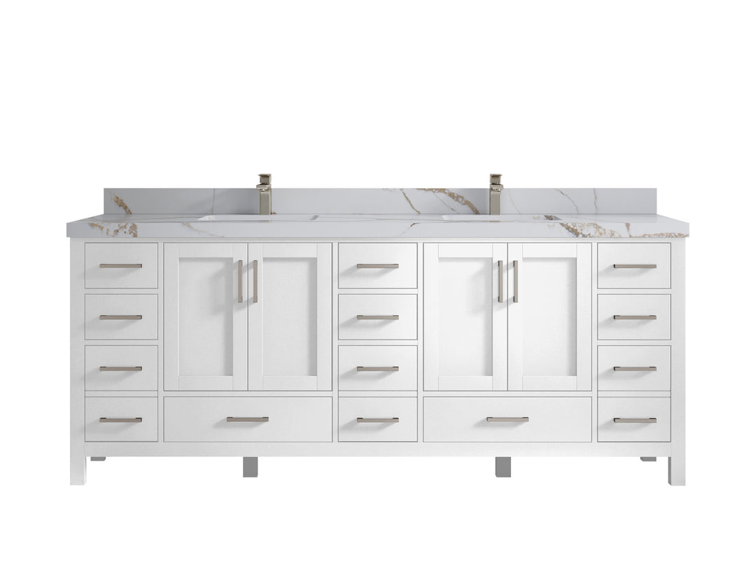 Malibu 84 in. W x 22 in. D Double Sink Bathroom Vanity