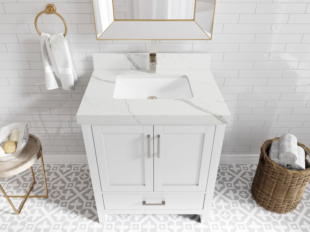 Malibu 30 in. W x 22 in. D Single Sink Bathroom Vanity