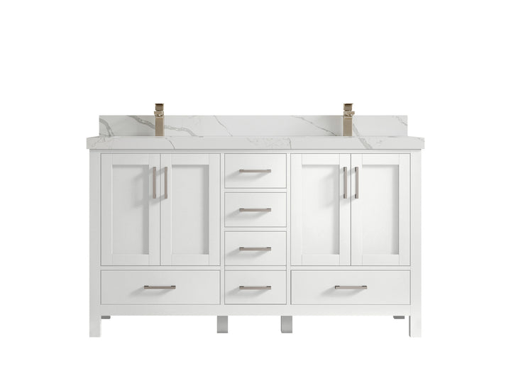 Malibu 60 in. W x 22 in. D Double Sink Bathroom Vanity - photo 17