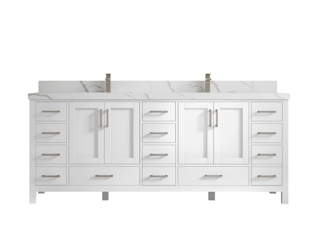 Malibu 84 in. W x 22 in. D Double Sink Bathroom Vanity
