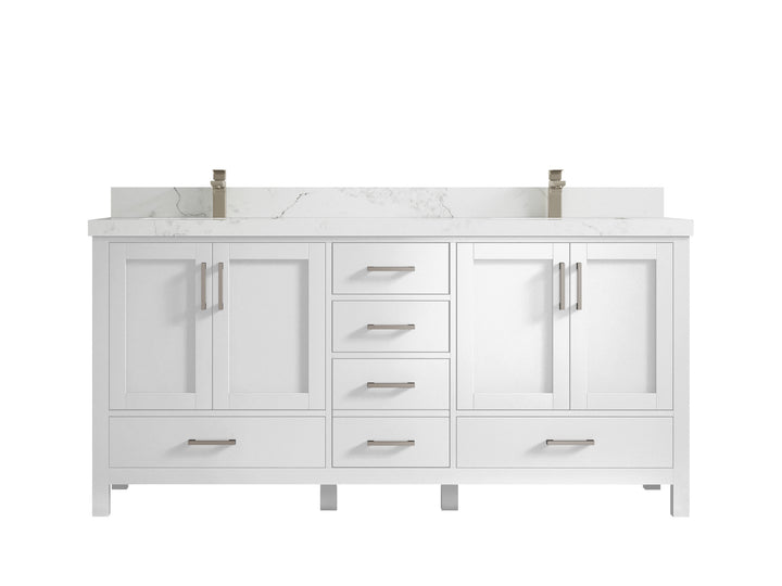 Malibu 72 in. W x 22 in. D Double Sink Bathroom Vanity - photo 19