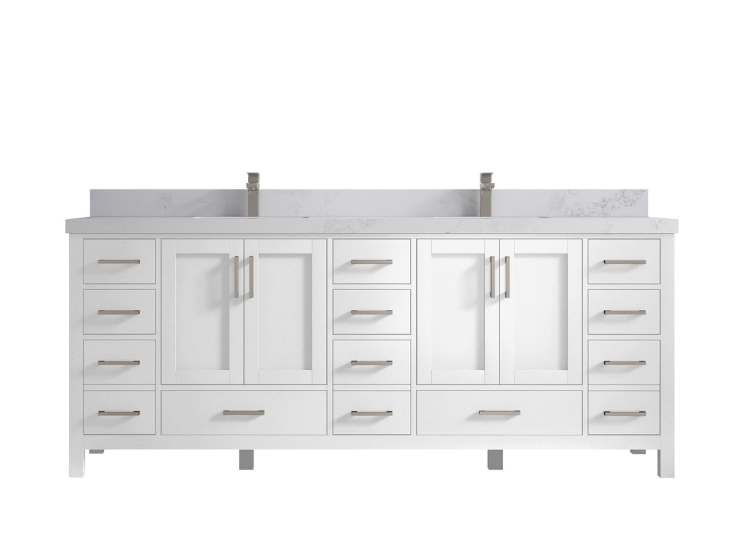 Malibu 84 in. W x 22 in. D Double Sink Bathroom Vanity