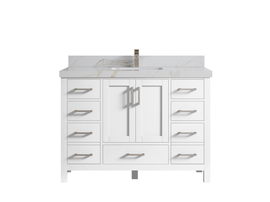 Malibu 48 in. W x 22 in. D Single Sink Bathroom Vanity