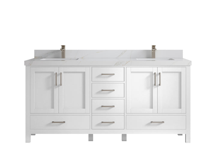Malibu 72 in. W x 22 in. D Double Sink Bathroom Vanity - photo 21
