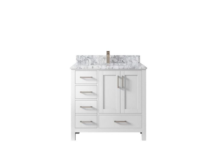 Malibu 36 in. W x 22 in. D Bathroom Vanity Center Sink 2 - photo 23