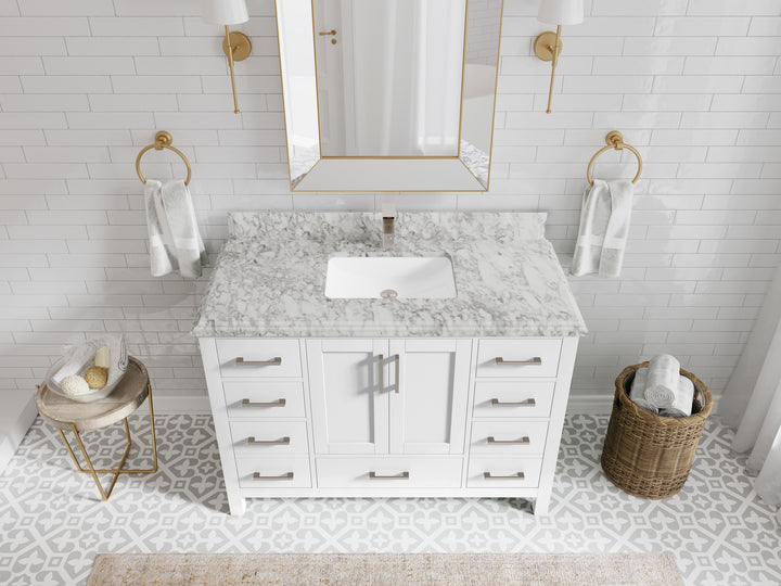 Malibu 48 in. W x 22 in. D Single Sink Bathroom Vanity - photo 22