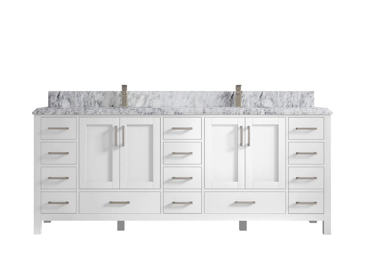 Malibu 84 in. W x 22 in. D Double Sink Bathroom Vanity - photo 23