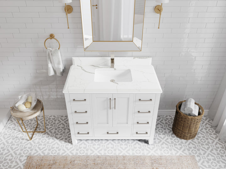 Malibu 42 in. W x 22 in. D Single Sink Bathroom Vanity - photo 24