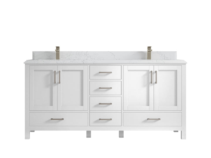 Malibu 72 in. W x 22 in. D Double Sink Bathroom Vanity - photo 27
