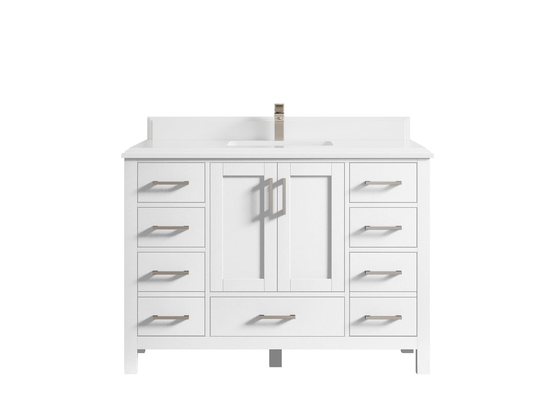 Malibu 48 in. W x 22 in. D Single Sink Bathroom Vanity