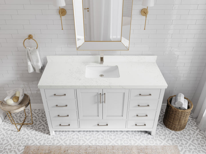 Malibu 60 in. W x 22 in. D Single Sink Bathroom Vanity - photo 26