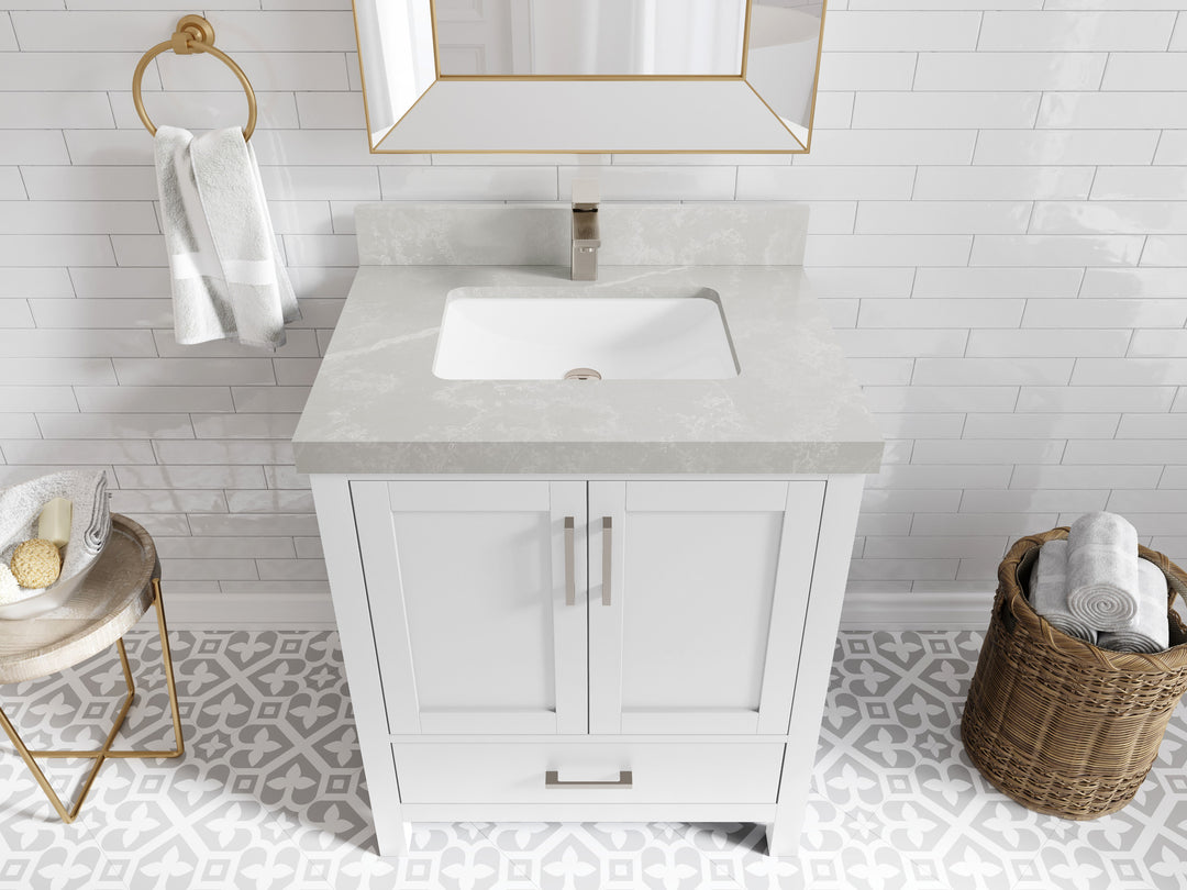 Malibu 30 in. W x 22 in. D Single Sink Bathroom Vanity
