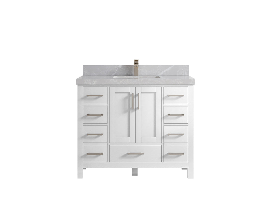 Malibu 42 in. W x 22 in. D Single Sink Bathroom Vanity
