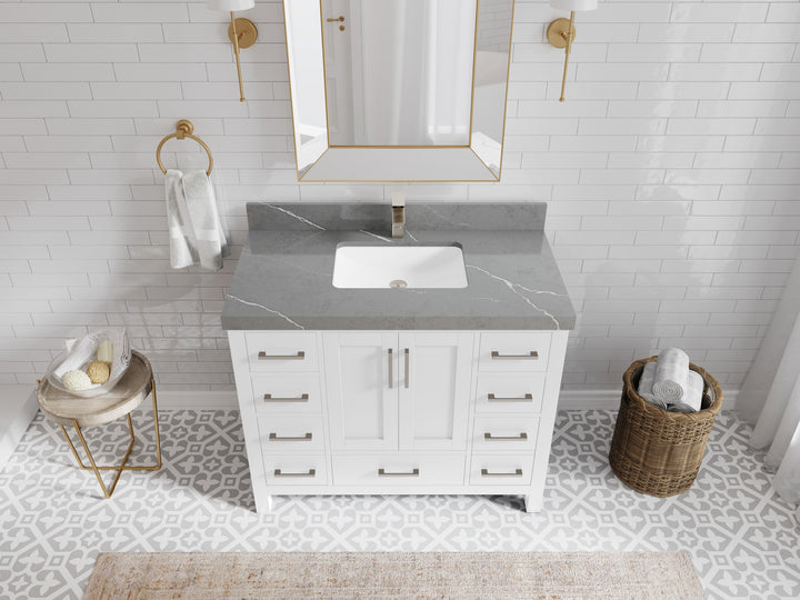 Malibu 42 in. W x 22 in. D Single Sink Bathroom Vanity - photo 34