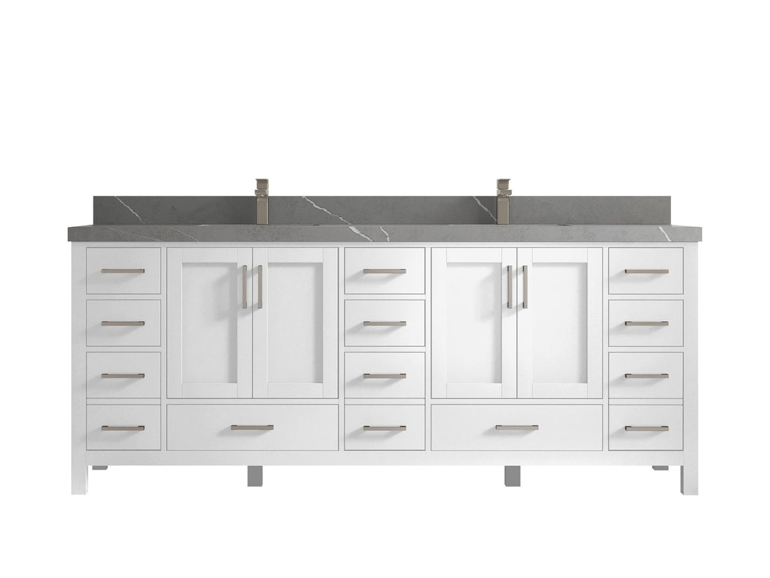 Malibu 84 in. W x 22 in. D Double Sink Bathroom Vanity