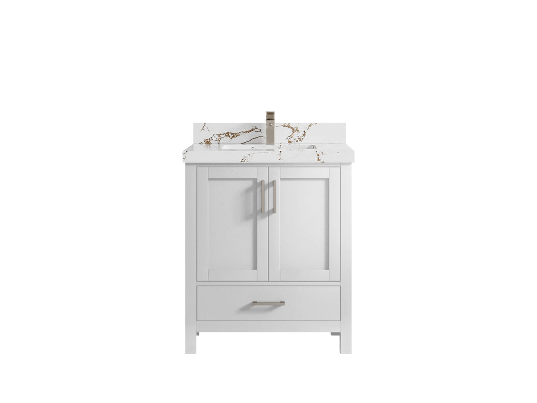 Malibu 30 in. W x 22 in. D Single Sink Bathroom Vanity