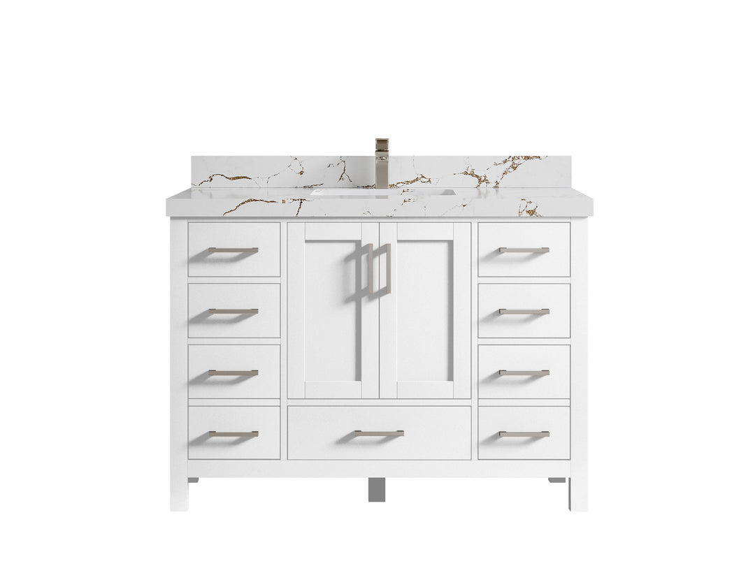 Malibu 48 in. W x 22 in. D Single Sink Bathroom Vanity