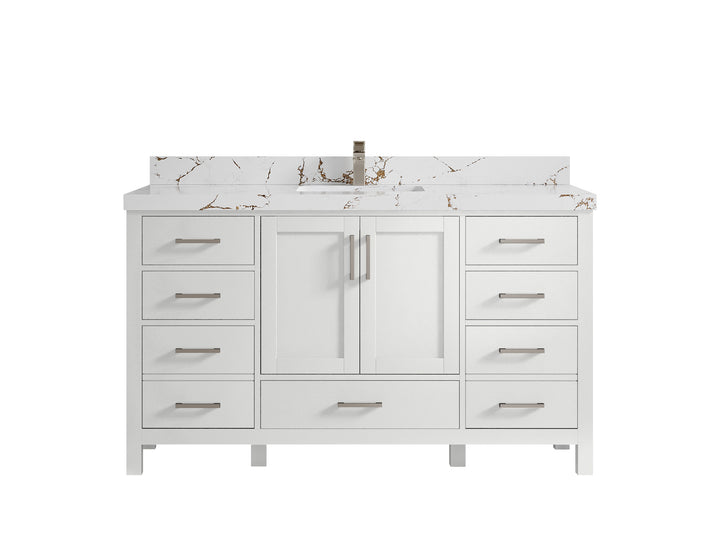 Malibu 60 in. W x 22 in. D Single Sink Bathroom Vanity - photo 33