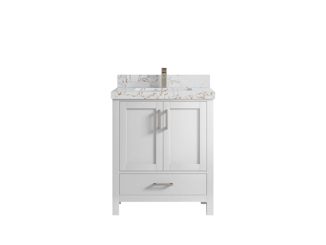 Malibu 30 in. W x 22 in. D Single Sink Bathroom Vanity