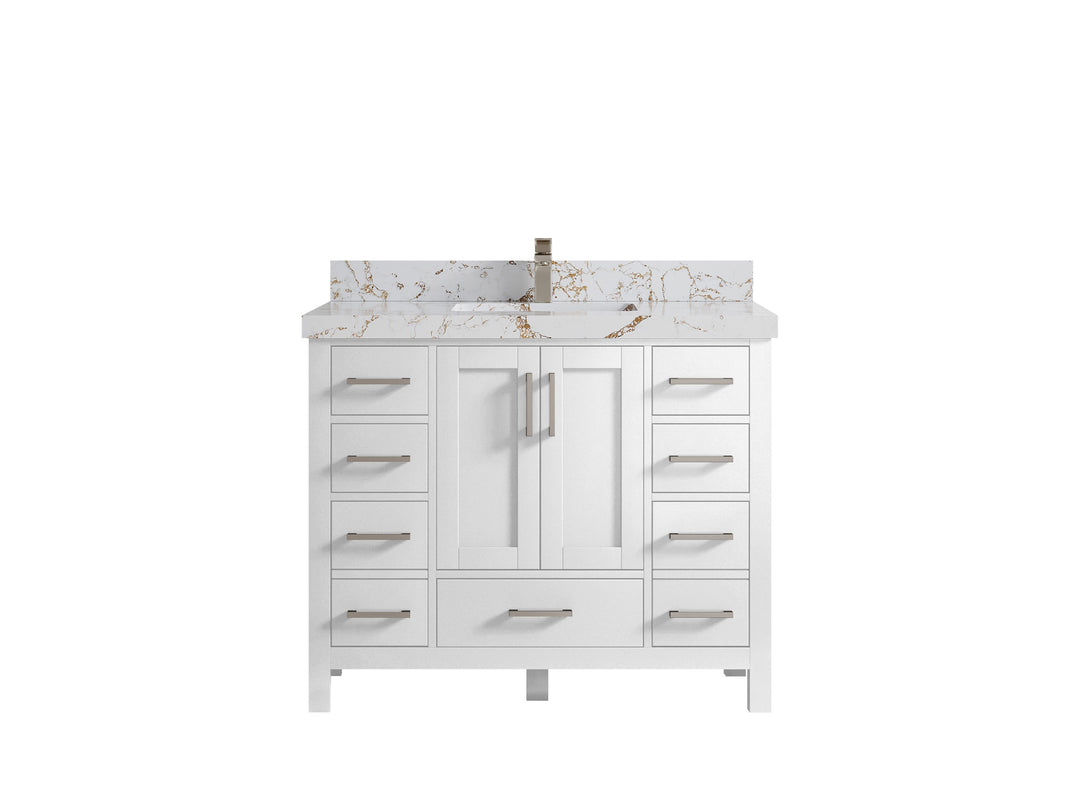 Malibu 42 in. W x 22 in. D Single Sink Bathroom Vanity