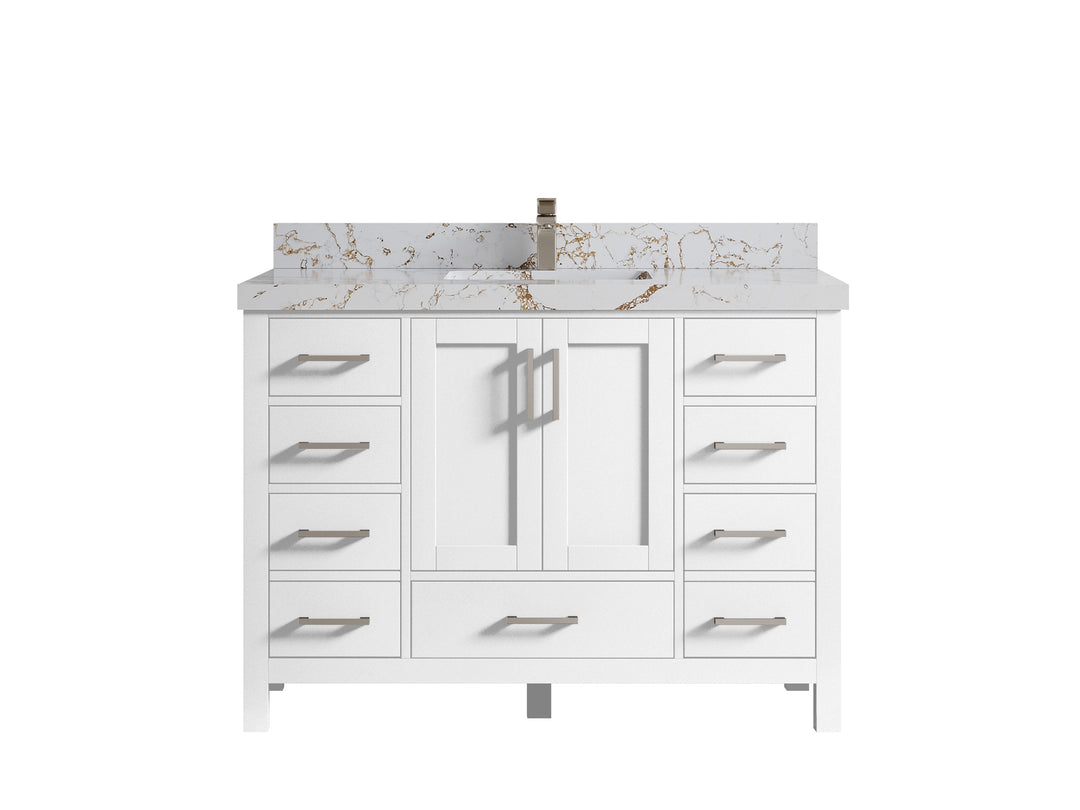 Malibu 48 in. W x 22 in. D Single Sink Bathroom Vanity